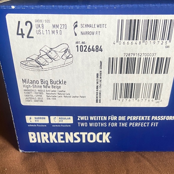 Birkenstock Shoes - Birkenstock Milano Beige Sandals with Big Buckle